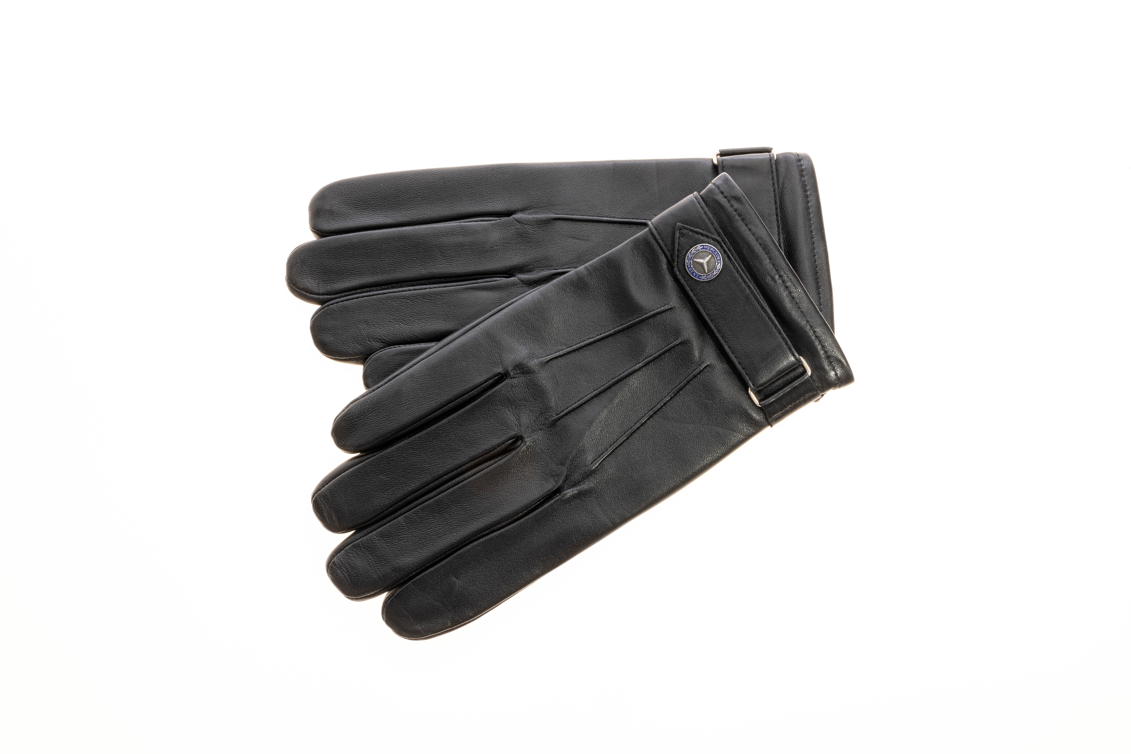 Leder Handschuhe Herren - Schwarz