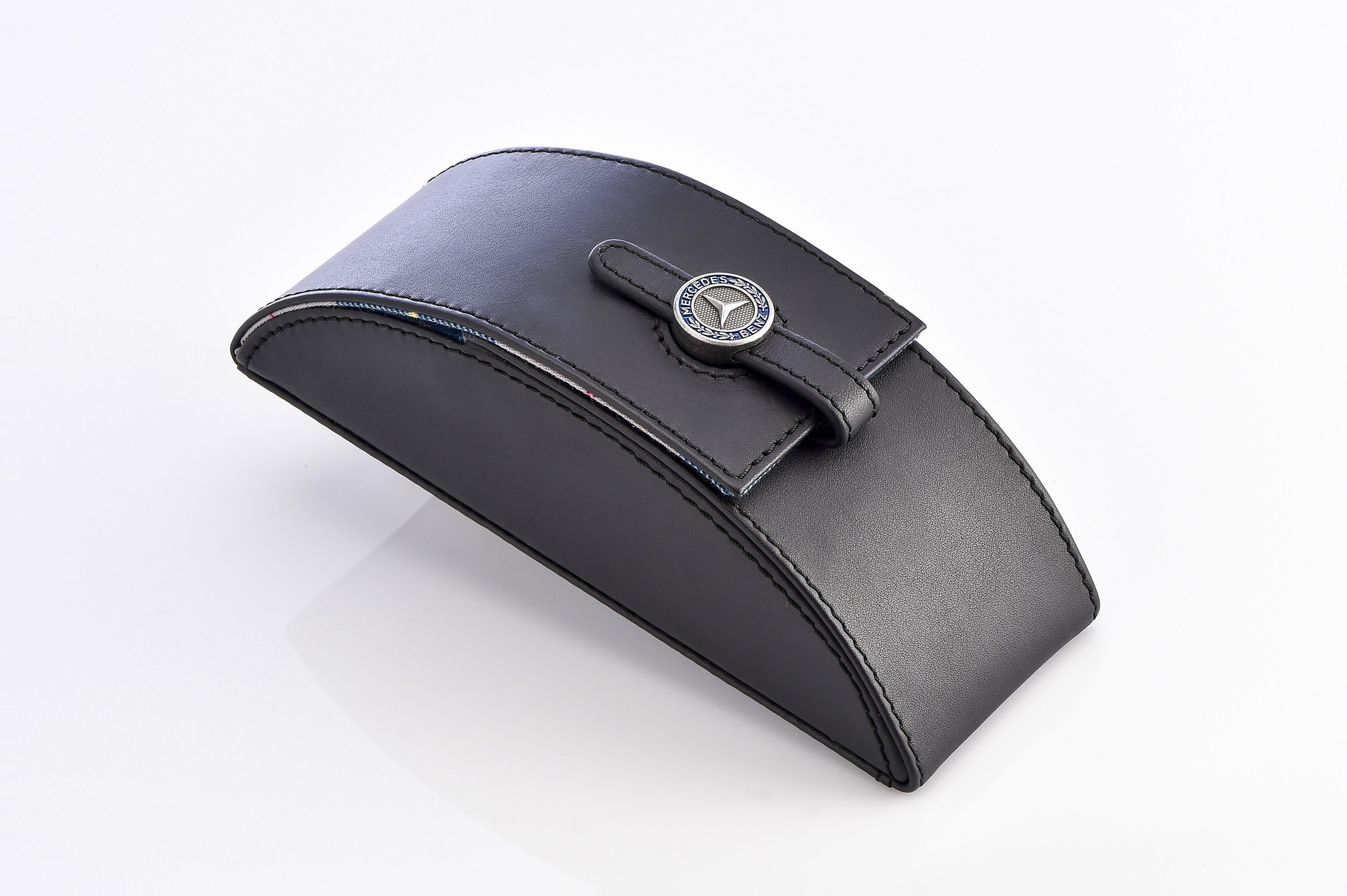 Leder Brillenetui - Schwarz