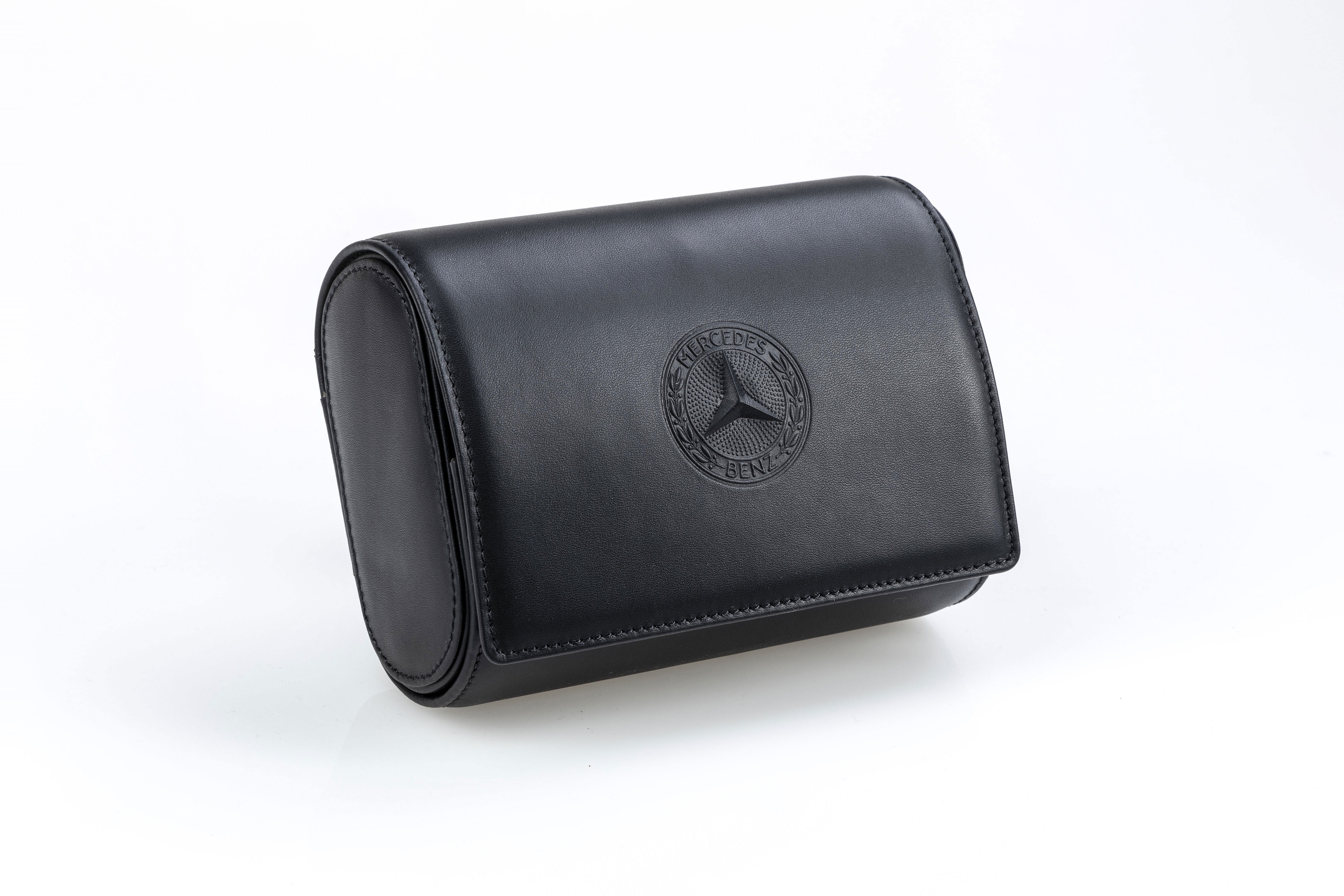 Leder Uhrenbox - Schwarz