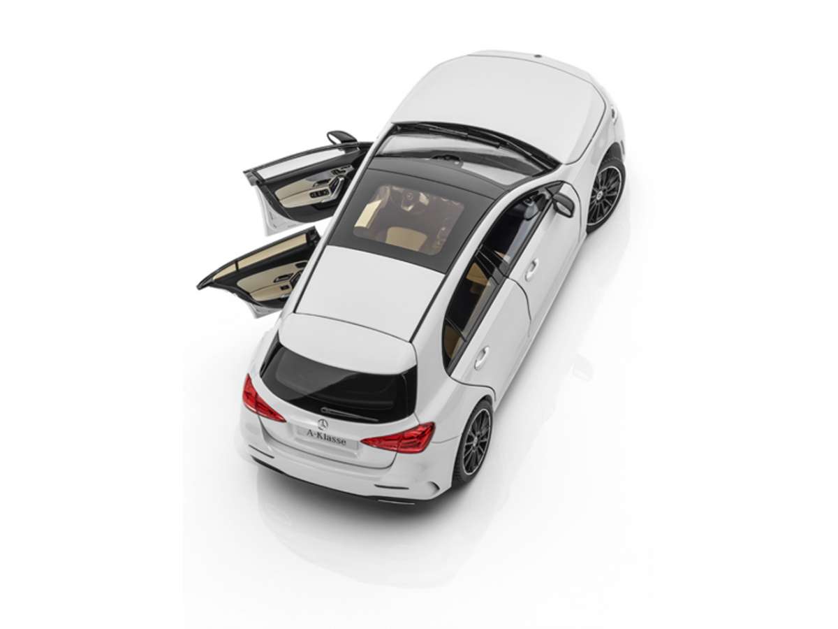 Mercedes Benz A Class digital white Norev 1 18 B66960429 Mercedes Benz Classic Store