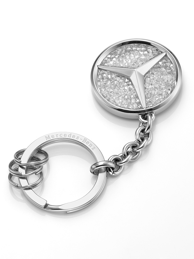 SWAROVSKI Silver Keychain Genuine Mercedes-Benz Collection B66041675