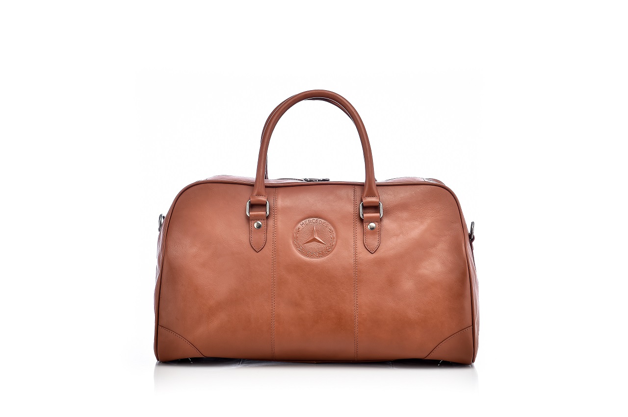 Mercedes-Benz Classic Leather Bag Black or Cognac