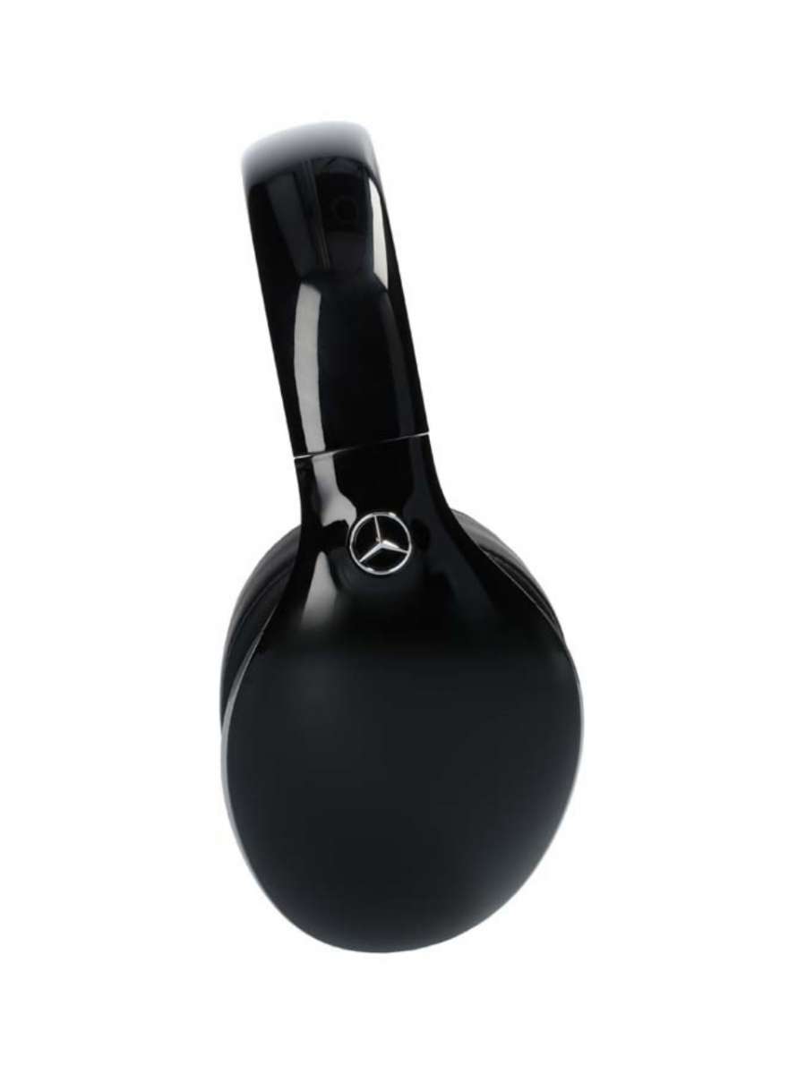 Mercedes Benz Over Ear Noise Canceling Headphones in Glossy Black Mercedes Benz Classic Store