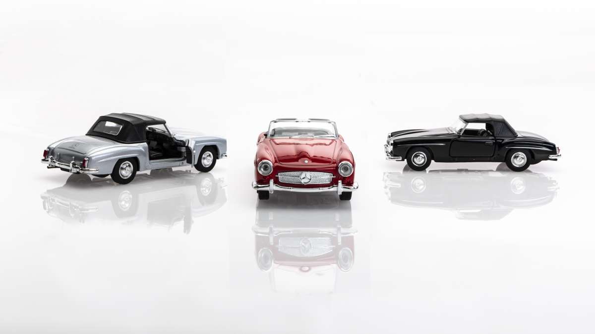 revell 1/25 Mercedes-Benz 190 SL 初期箱 ともし プラモ