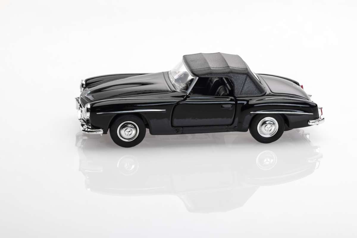 Amazon | Minichamps 1/43 Mercedes Benz 190 SL Schwarz 1955