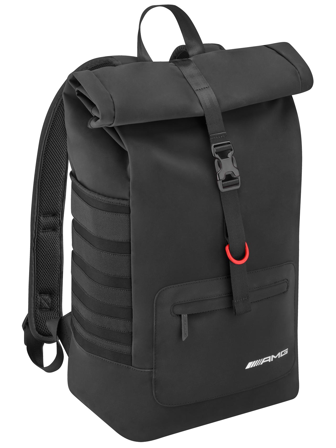 Mercedes-Benz AMG roll-top backpack in black