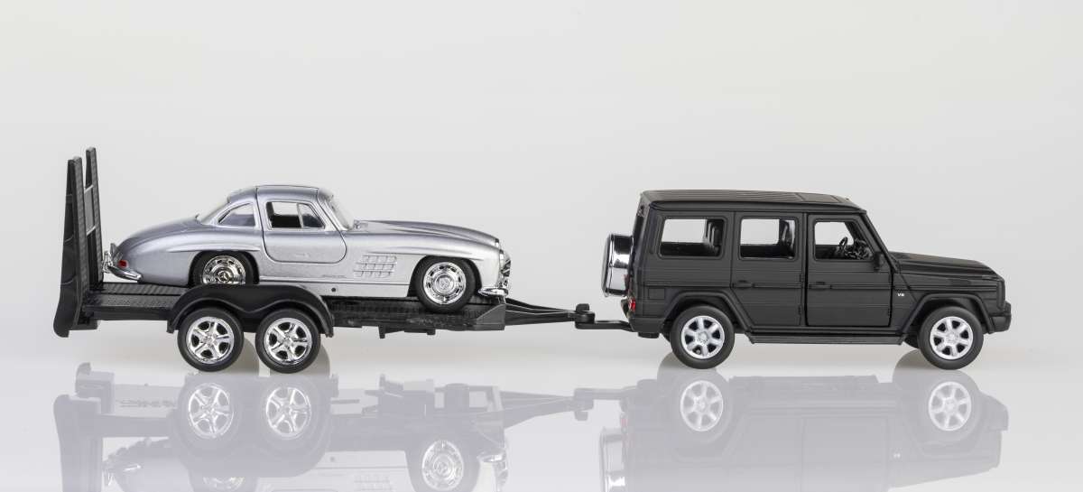 Mercedes-Benz G-Klasse/300 SL 1:38 Trailer Set - B66057952