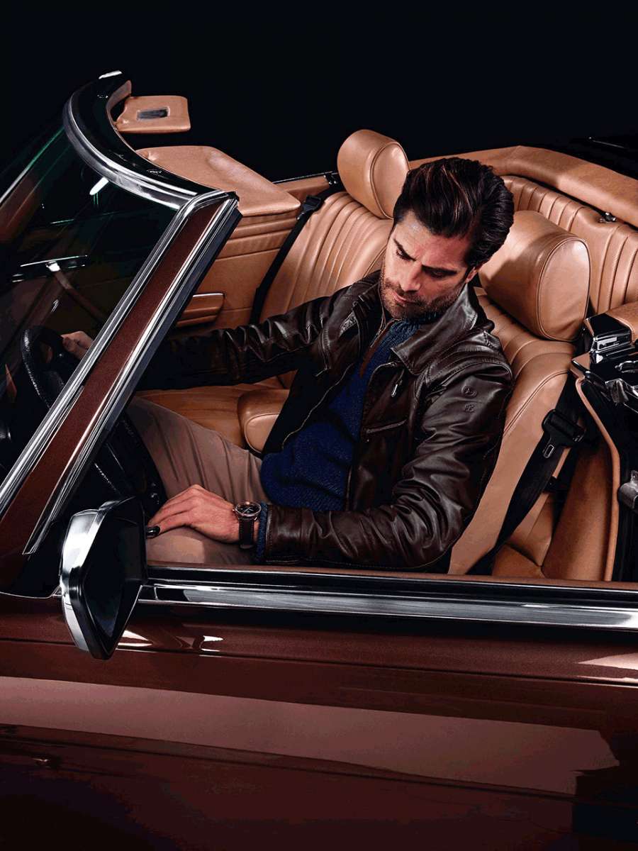 Mercedes leather jacket online