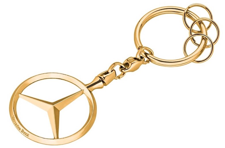 Mercedes-Benz Schlüsselanhänger Brüssel gold