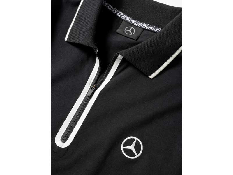 Mercedes-Benz polo shirt men black- B66958706 | Mercedes-Benz Classic Store