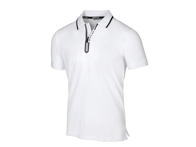 Polo homme AMG (Coloris noir / rouge, M)