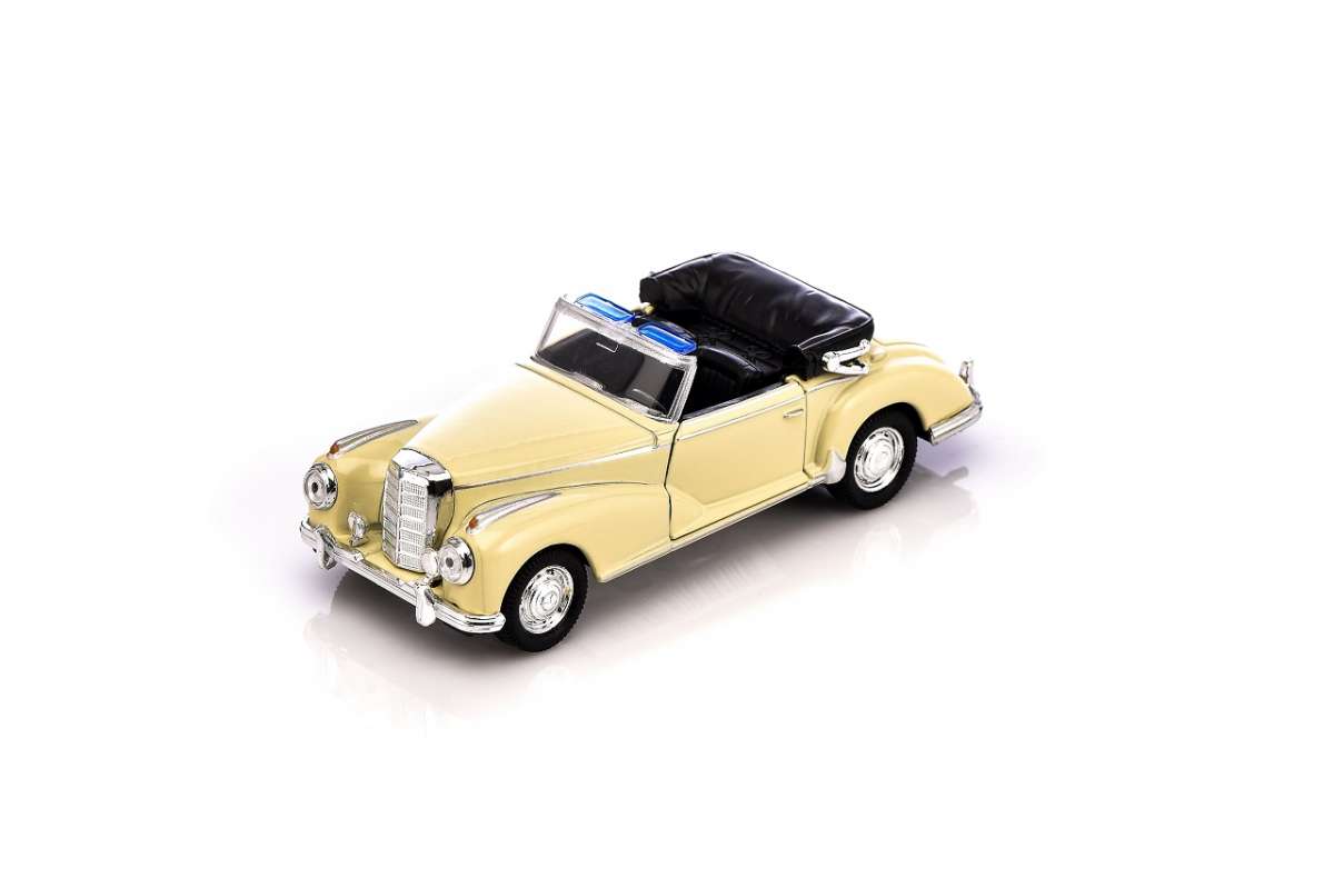 Mercedes-Benz 300 S, Pullback, Red/Black/Silver Or Beige, 1
